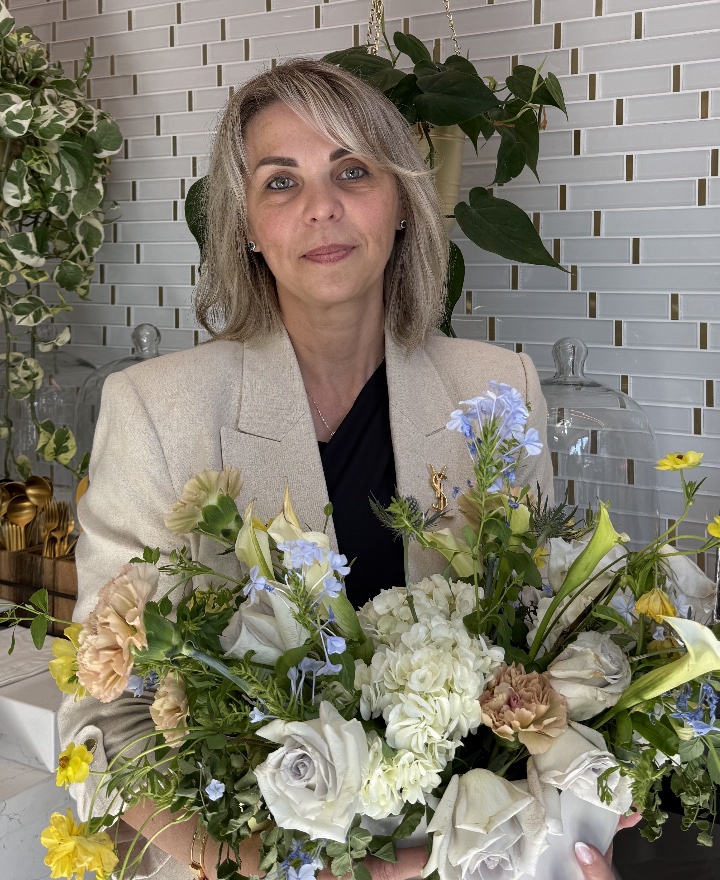 Portrait of Lyubov, owner and founder of Shoreside Bakery