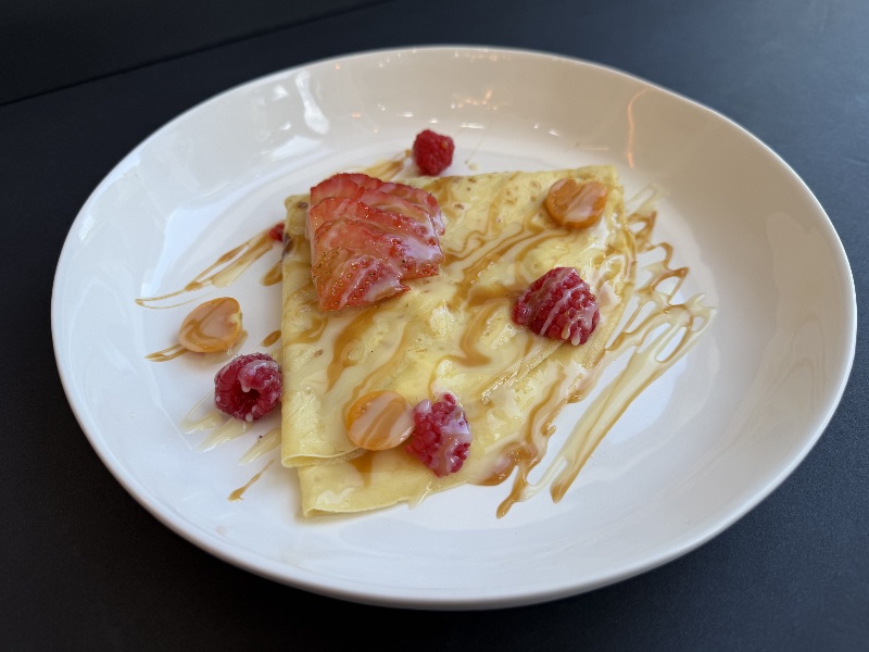 Cottage Cheese & Berries Crepe