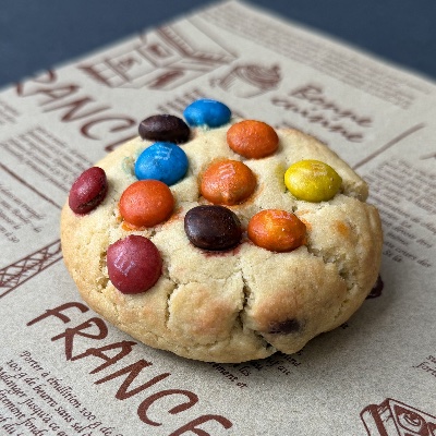 M&M Chocolate Chip Cookie